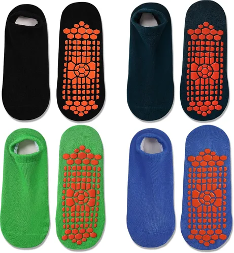 Miniatura 13 de Tphon Non Slip Kids Trampoline Socks with Grippers for Toddler Children - Anti Skid Grip Socks for Boys & Girls