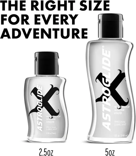 Miniatura 6 de Lubricante personal de gel de silicona Astroglide X, impermeable de gran calidad, 015594011516, líquido, 1