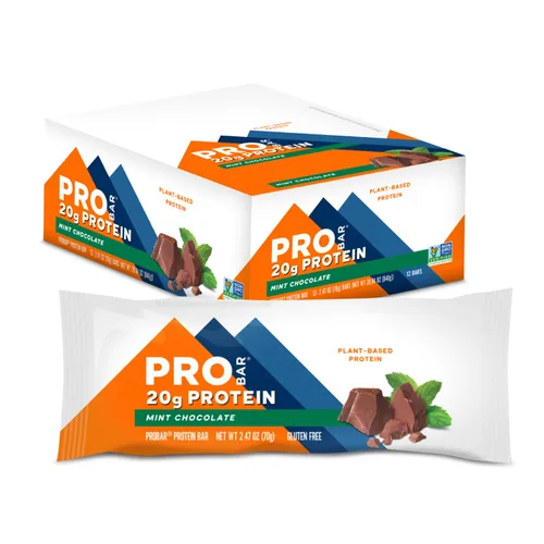 Miniatura 10 de PROBAR - Barra de PROTEÍNA, Café Crujiente, Sin OGM, Sin Gluten, Saludable, A Base de Plantas, Ingredientes de Alimentos Integrales, Energía Natural