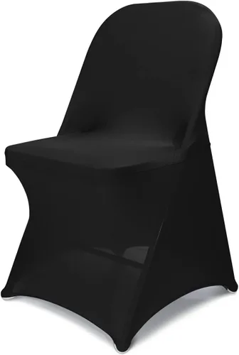 Babenest Fundas plegables de elastano para sillas de Halloween, mejoradas, 10 unidades, universales, elásticas, lavables, protectores para bodas,