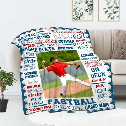 Miniatura 17 de Manta de regalo de baloncesto para niños, hombres y niñas, juego de pelota deportiva con la frase "Basketball Is My Favorite Season", 40 x 50 El