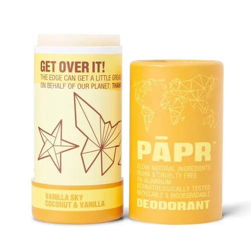 Miniatura 13 de PAPR-Desodorante natural en embalaje de papel sostenible sin residuos, desodorante vegano para hombres y mujeres, sin fragancia artificial, aluminio