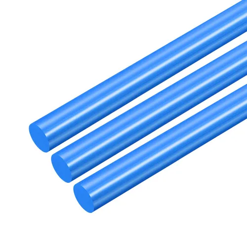 Miniatura 57 de uxcell Varilla redonda de plástico de 1/2 pulgada de diámetro y 20 pulgadas de longitud, varillas de polioximetileno, barras redondas de plástico