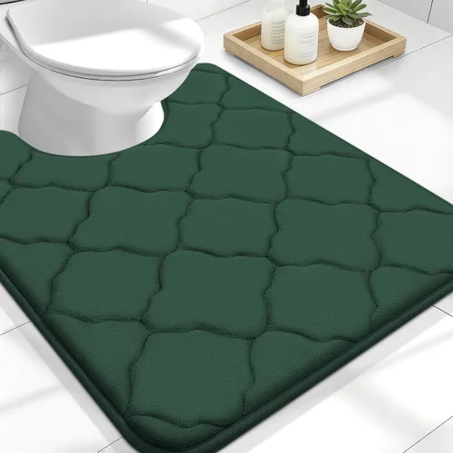 Miniatura 242 de OLANLY Alfombra de Baño de Espuma Viscoelástica de 24 x 16 pulgadas, Ultra Suave y Absorbente, Alfombras de Baño Antideslizantes, Cómodas, Lavables