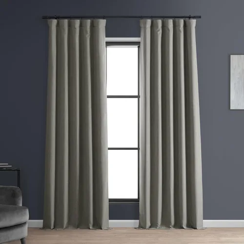 Miniatura 15 de HPD HALF PRICE DRAPES Cortinas opacas sólidas con aislamiento térmico para dormitorio, cortina de 84 pulgadas de largo (1 panel), cortinas opacas