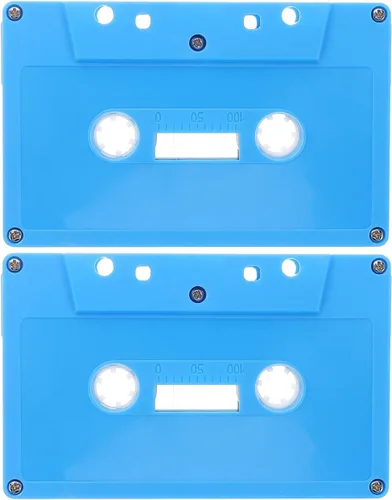 Miniatura 10 de Cintas de casete en blanco rosa para decoraciones de fiesta de los años 80 y 90, 2 casetes de audio decorativos retro para centros de mesa de música