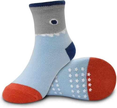 Miniatura 5 de ELUTONG Kids Non Slip Socks Grip Ankle Sticky Toddler Socks 12 Pairs for 1-33-55-7 Years Old Boys Girls Infant Baby