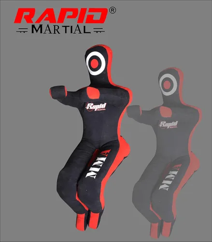 Miniatura 5 de Maniquí de presentación de MMA Grappling para entrenamiento de autodefensa BJJ Jiu Jitsu Punching Dummies (sentado 5 pies/60 pulgadas), sin relleno