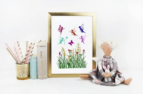 Miniatura 5 de Hying Sellos transparentes para hacer tarjetas y álbumes de fotos, para niñas voladoras, sellos de goma transparente para flores de primavera