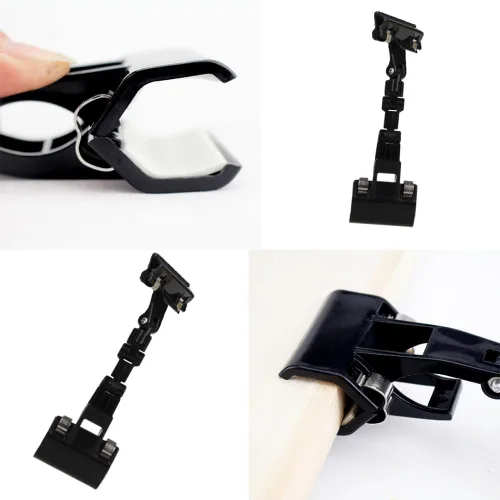 Miniatura 5 de Paquete de 3 soportes para documentos, clip de doble cabezal, soporte giratorio para imagen, foto, guión, manualidades, pintura, copia, rótulo