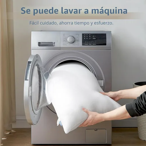 Miniatura 7 de CozyLux Almohadas de cama suaves y de apoyo para personas que duermen de lado y de espalda, relleno alternativo con certificado Oeko-Tex, almohada