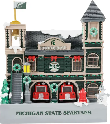 Miniatura 6 de FOCO NCAA - Aldea navideña de resina coleccionable con logotipo de equipo de la NCAA unisex para adultos