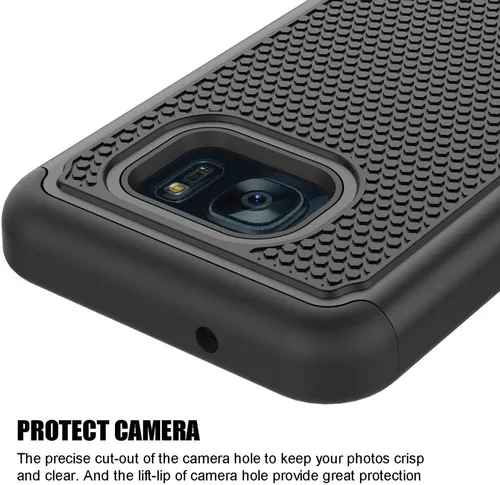 Miniatura 5 de Funda para Galaxy S7, a prueba de golpes, funda protectora para Samsung Galaxy S7 (5.1 pulgadas, 2016) [negro]