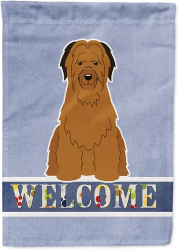 Miniatura 188 de Caroline's Treasures BB5622GF Airedale - Bandera de bienvenida para jardín, bandera decorativa para patio, exteriores, patio, parterres