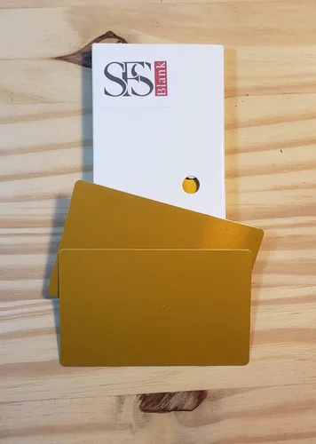 25 piezas en blanco oro sublimación metal tarjeta de nombre grueso 0.013 in 3.4 x 2.1 pulgadas impresión tarjeta de visita uso sublimación tinta y