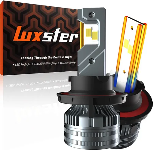 Miniatura 13 de LUXSTER Bombillas LED H1 Punisher, adaptadores H1 incluidos, 40,000LM ultra brillantes, instalación Plug-N-Play, bombillas para luces antiniebla