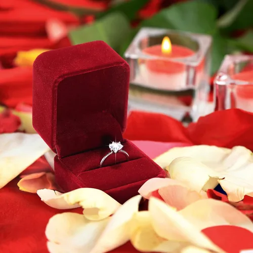 Miniatura 4 de BBTO Caja de terciopelo para anillos de 36 piezas para ceremonia de boda, caja de anillo de compromiso, caja de regalo para anillos de boda, caja