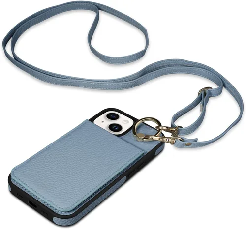 Miniatura 21 de Funda para iPhone 14 Pro Max de 6.7'', Funda Cartera Cruzada Desmontable con Ranuras para Tarjetas con Bloqueo RFID, Soporte de Anillo de 360°