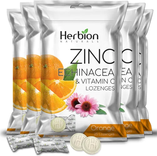 Miniatura 12 de HERBION Naturals - Pastillas de zinc, equinácea y vitamina C, 25 unidades, suplemento dietético para adultos y niños mayores de 5 años, promueve
