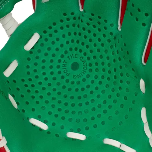 Miniatura 4 de SSK Z5 Craftsman Guante de béisbol para infield – 11.25” - 11.5” - 11.75” - 12” – Lanzamiento con mano derecha y izquierda Rojo/Verde Kelly/Blanco