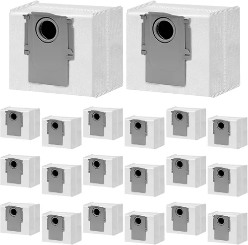 Paquete de 20 bolsas de polvo de carbón activado Q5 para Roborock Q7 M5+, S8 Pro Ultra, S8+, Q7 Max+, Q8 Max+, Q5 Max+, Q5+, Q10 S5+, Q10 X5+, Q5,
