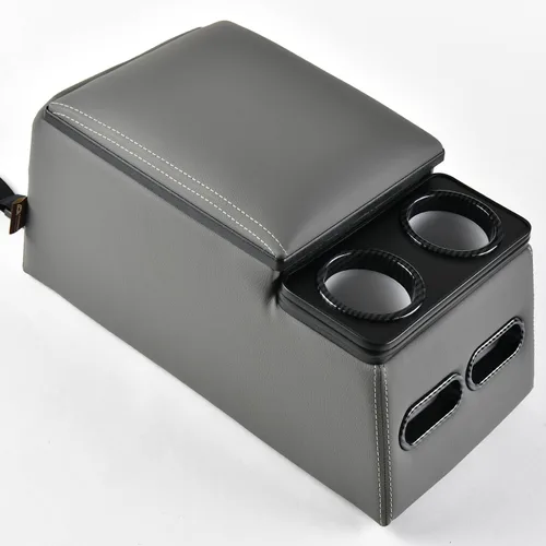 Miniatura 12 de Coverado - Organizador de consola central para auto, consolas universales para asiento trasero, organizador y almacenamiento para asiento