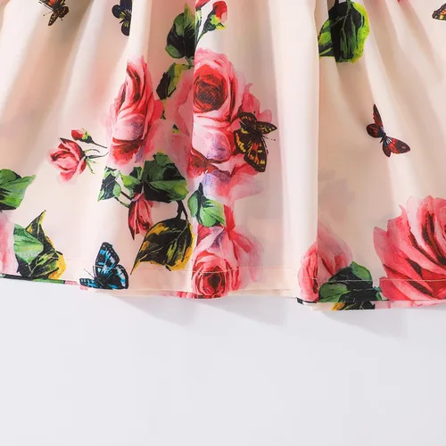 Miniatura 6 de VINUOKER Vestido floral de verano para niña pequeña, vestido de verano para niñas, ropa casual