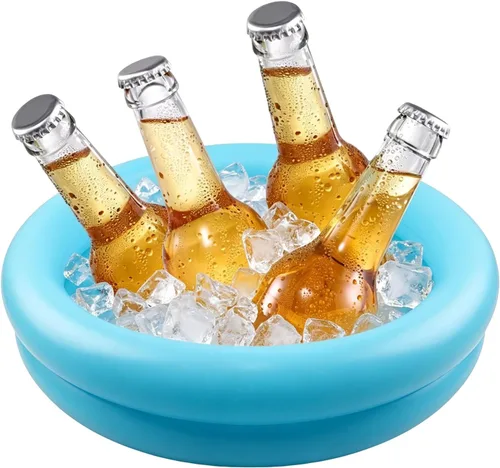 Miniatura 9 de CALIDAKA Pequeñas piscinas inflables inflables para niños, inflables para niños, pequeñas piscinas inflables al aire libre (azul)