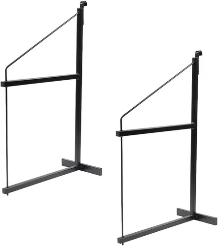 Miniatura 27 de Mytee Products Paquete de 2 Soportes de Estantería para Contenedores de Envío de 3 Niveles con 18"(P) x 60"(A) - Soportes de Estante de Acero