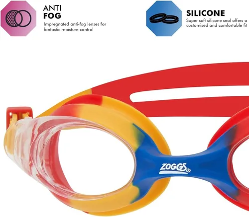 Miniatura 2 de Zoggs Gafas de natación Little Bondi para niños, gafas de natación con protección UV antivaho Correa de silicona suave y ajuste fácil de deslizar