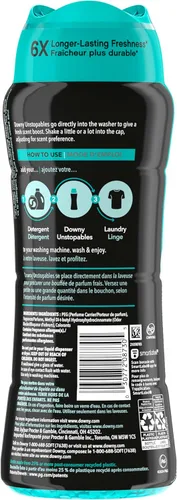 Miniatura 9 de Downy Unstopables - Perlas potenciadoras de aroma para lavar la ropa, frescas, 18.2 onzas