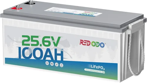 Miniatura 14 de Redodo Paquete de 4 baterías LiFePO4 de 12 V 100 Ah, baterías de ciclo profundo con BMS de 100 A, baterías del grupo 31 para 10 años de vida útil