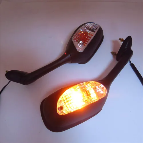 Miniatura 8 de Espejos direccionales SMT compatibles con Suzuki GSXR 1000 2005-2010 K5 K6 K7 K8 K9 carbono transparente (ZX) [B00RUEAZXQ]