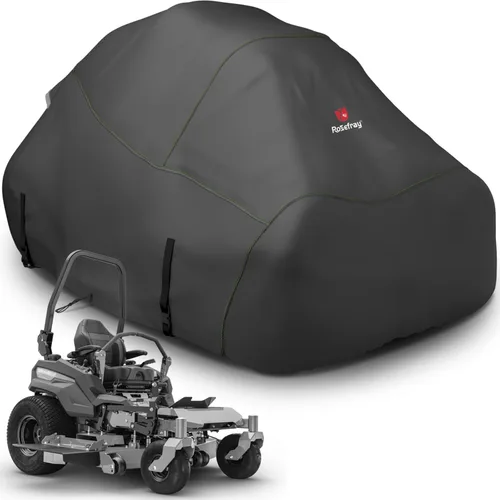 Miniatura 9 de Cubierta para Cortacésped de Montar, Tejido Impermeable de Grado Marino 420D - Ajuste Universal para John Deere, Cub Cadet, Craftsman, etc. Cubre