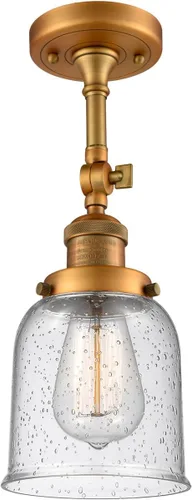 Miniatura 4 de Innovations 203-BB-G54 1 Aplique de luz, pantalla de campana pequeña, latón cepillado