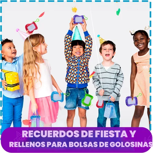 Miniatura 7 de Bedwina Mini Pizarra Magnética de Dibujo para Niños - (Paquete de 6) Tableros de Dibujo con Clip para Llavero de Mochila, Bloc Borrable
