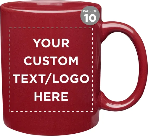 Miniatura 14 de Tazas de café de cerámica personalizadas para el Día del Padre, 11 onzas, juego de 10/50/100, paquete personalizado a granel, juego de tazas de café