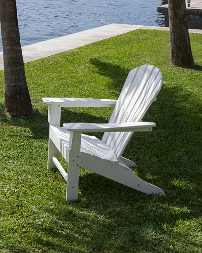 Miniatura 7 de POLYWOOD South Beach Adirondack, sillón ideal para la playa., Turquoise Aruba