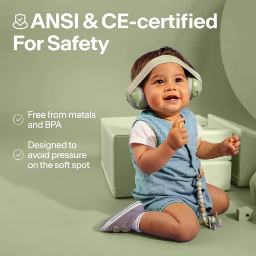 Miniatura 4 de Alpine Muffy Baby - Protección de oídos para bebés y niños pequeños de hasta 36 meses - Certificado CE y ANSI - Orejeras con reducción de ruido