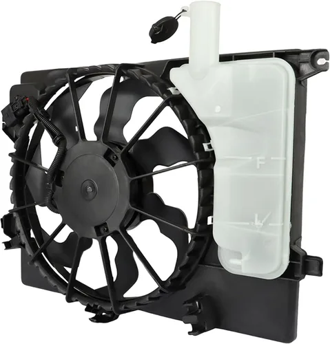Miniatura 2 de munirater Reemplazo del conjunto del ventilador de refrigeración del radiador para 2011-2013 Elantra Sedan 25380-3X100 HY3115133 321-55027-100