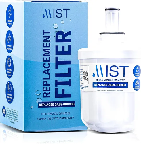 Mist DA29-00003G Reemplazo del filtro de agua para refrigerador Samsung DA29-00003F, HAFCU1, Aqua-Pure Plus, Kenmore HAFIN1 – Certificado NSF 42 y