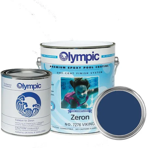 Miniatura 8 de Pintura para piscina olímpica - Zeron - Azul Bikini - 1 galón - pintura epoxi de dos partes para piscina - una capa para piscinas de yeso, fibra