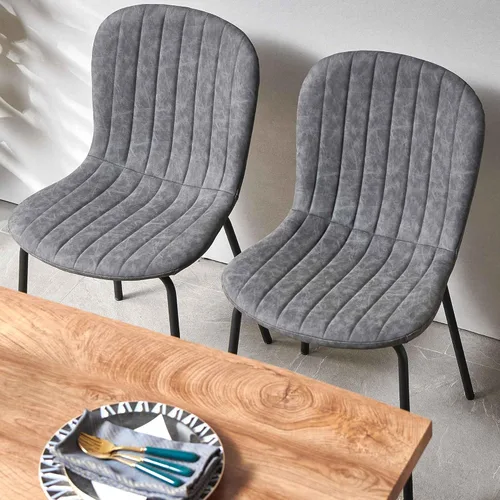 Miniatura 40 de Juego de Mesa de Comedor Redonda de 37 Pulgadas para 4, Moderno Juego de Café de Cocina de Círculo Pequeño para Apartamento, Sala de Estar, Oficina