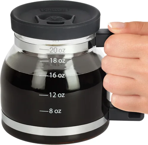 Taza de café Cupa Joe – Taza de comedor de vidrio borosilicato de 20 onzas con tapa a prueba de derrames – Divertido regalo novedoso para los