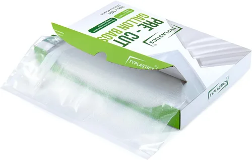 Miniatura 7 de Bolsas selladoras al vacío TYPLASTICS para almacenamiento hermético de alimentos, 1 galón, bolsas precortadas, 100 unidades Food Storage