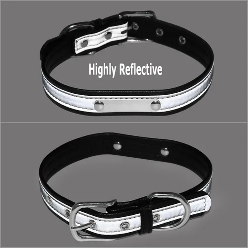 Miniatura 6 de Collares reflectantes personalizados para gatos con etiqueta de nombre y chapado, collar de gato personalizado grabado con nombre y teléfono, collar