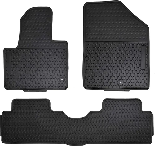 Alfombrillas de coche personalizadas para Hyundai Santa Fe 2013 2014 2015 2016 2017 2018 inodoro, lavable, resistente de goma (para todo tipo de