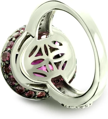 Miniatura 2 de RB Gems - Anillo de plata de ley 925 (0.315 x 0.236in, acabado rodiado, estilo clásico)