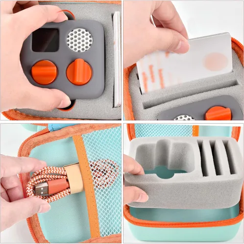 Miniatura 5 de casmilee Funda de viaje compatible con Yoto Mini – Reproductor de audio y música para niños, bolsa de soporte para altavoces de niños, reproduce