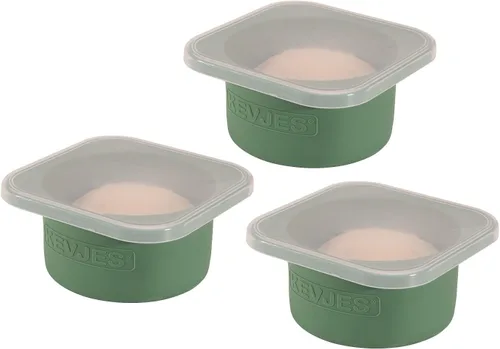 Miniatura 10 de Recipientes individuales de almacenamiento de masa de 16.9 fl oz con tapa hermética, ideal para pizza napolitana, bola de masa redonda, fermentación